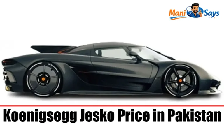 Koenigsegg Jesko Price in Pakistan