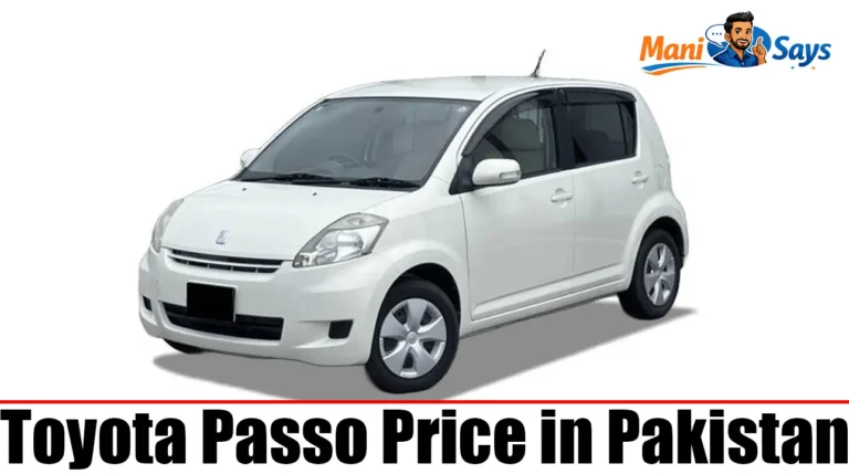 Toyota Passo Price in Pakistan