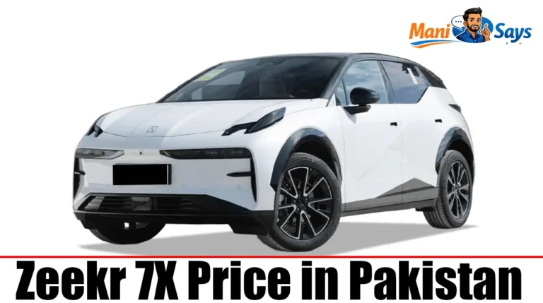 Zeekr 7X Price in Pakistan